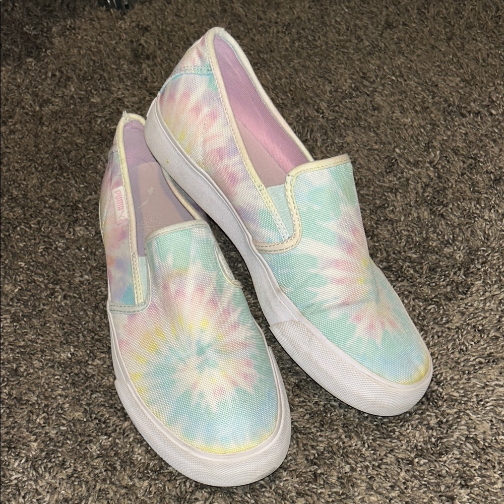 Puma Pastel Tie-Dye Comfort Slip-On Shoes